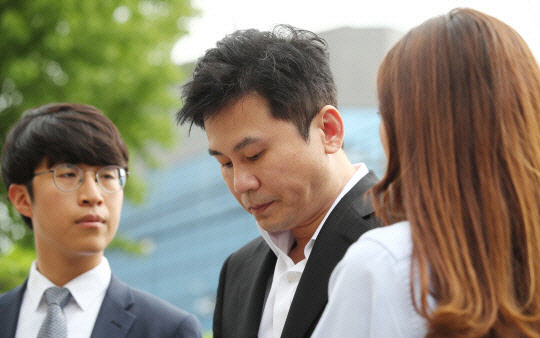 양현석 귀가 (사진=연합뉴스)